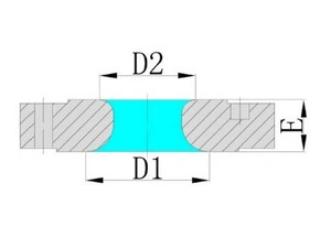 Flensa Reducer Berlapis Kaca