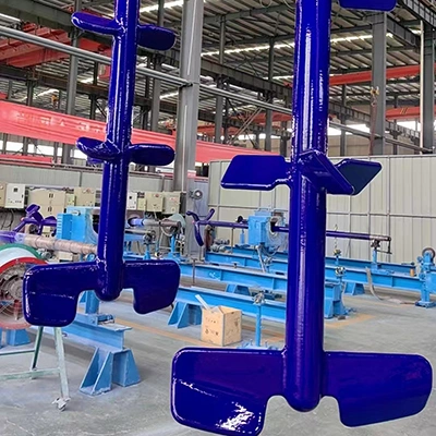 Agitator berlapis kaca tipe scraper & baling-baling