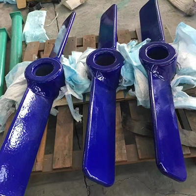 Bilah lepas-pasang (detachable) pada agitator berlapis kaca