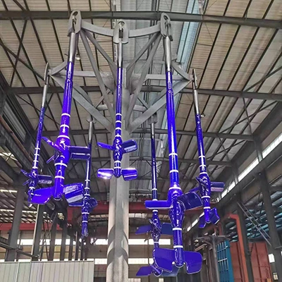 Agitator aliran aksial berlapis kaca dengan skala