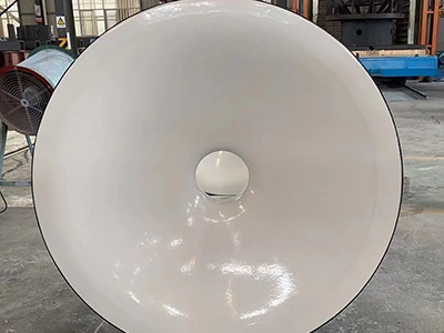 Penutup reaktor berlapis kaca enamel putih
