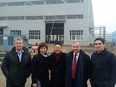 Pelanggan Jerman mengunjungi fasilitas kami