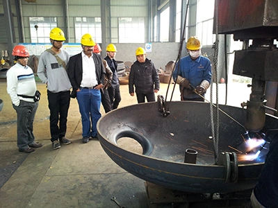 Pelanggan India mengunjungi workshop kami