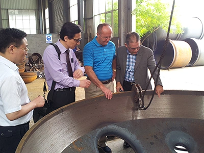 Pelanggan Inggris mengunjungi pabrik kami