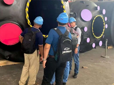 Pelanggan Thailand mengunjungi fasilitas kami