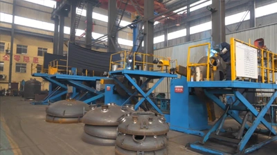 Pengelasan manual dengan positioner