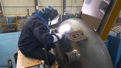 Pengelasan manual nosel manual