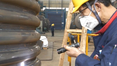 Pengelasan manual nosel manual