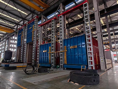 Tungku sintering enamel vertikal 30m³