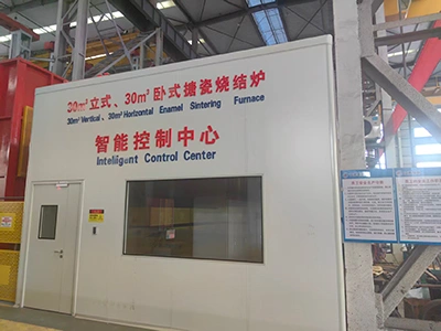 Tungku sintering enamel vertikal 30m³